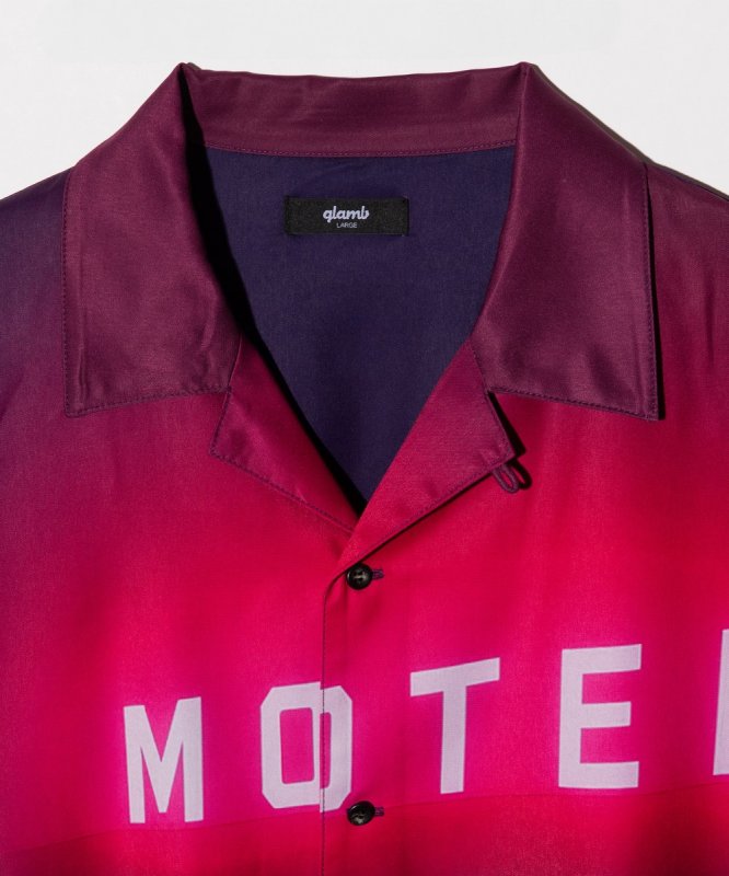 画像4: 【glamb 2026 Spring先行予約】glamb グラム / Midnight Open Collar Shirt (2色展開) (4)