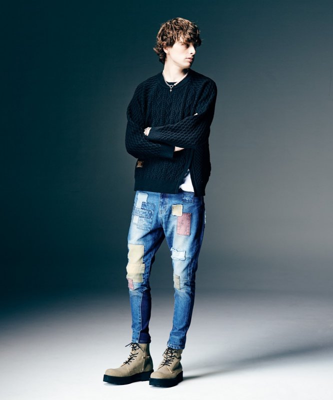 画像13: 【glamb 2026 Spring先行予約】glamb グラム / Asymmetry Cable Knit (2色展開) (13)