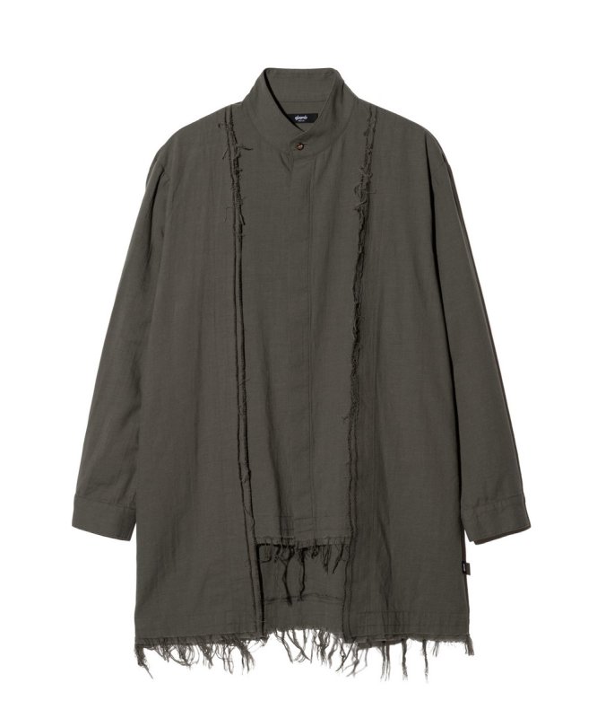 画像2: 【glamb 2026 Spring先行予約】glamb グラム / Layered Cardigan Shirt (2色展開) (2)