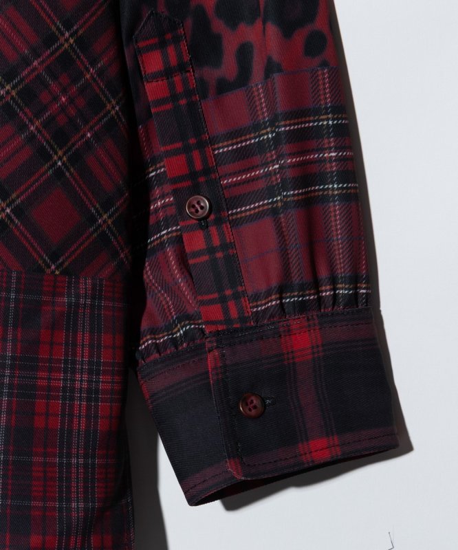 画像8: 【glamb 2026 Spring先行予約】glamb グラム / Patchwork Print Shirt (2色展開) (8)
