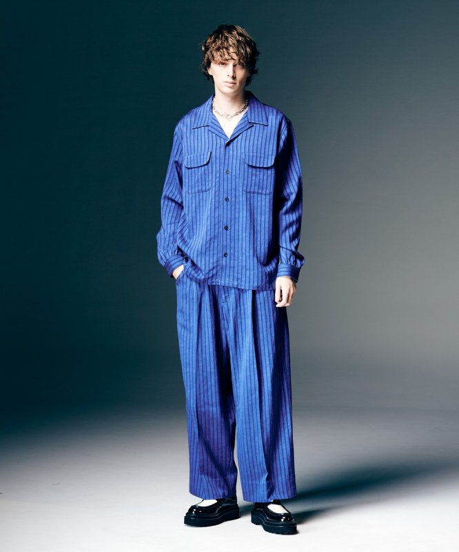 画像13: 【glamb 2026 Spring先行予約】glamb グラム / Stripe Jacquard Linen Pants (3色展開) (13)