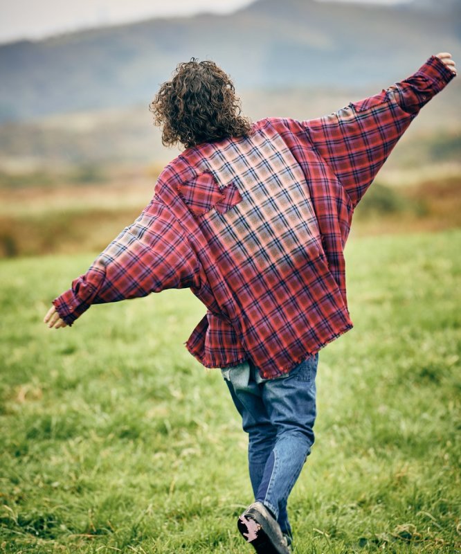 画像20: 【glamb 2026 Spring先行予約】glamb グラム / 4XL Flannel Shirt (2色展開) (20)