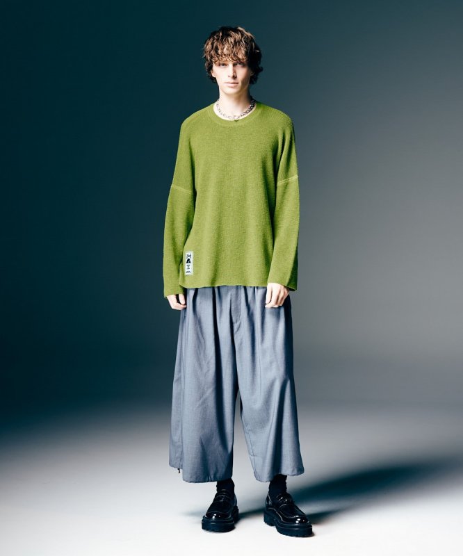 画像27: 【glamb 2026 Spring先行予約】glamb グラム / Easy Wide Cropped Pants (2色展開) (27)