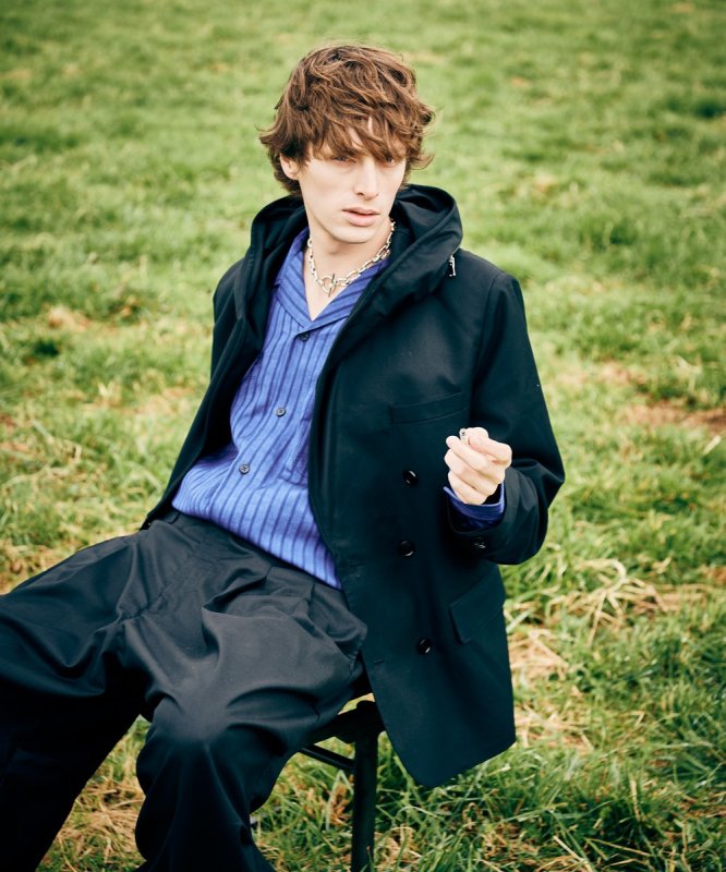 画像19: 【glamb 2026 Spring先行予約】glamb グラム / Stripe Jacquard Linen Shirt (3色展開) (19)