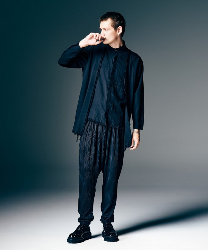 画像15: 【glamb 2026 Spring先行予約】glamb グラム / Layered Cardigan Shirt (2色展開) (15)