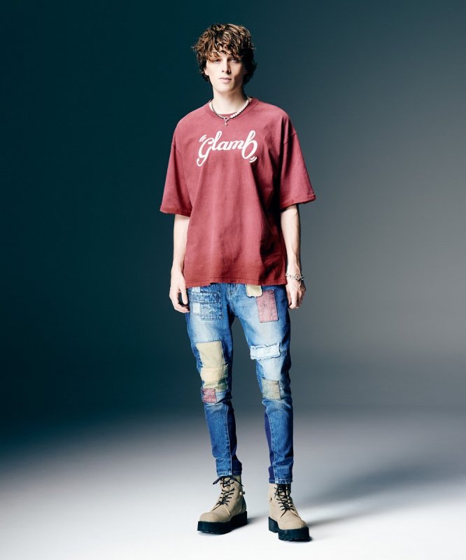 画像9: 【glamb 2026 Spring先行予約】glamb グラム / Spin Logo Fade T-Shirt (3色展開) (9)