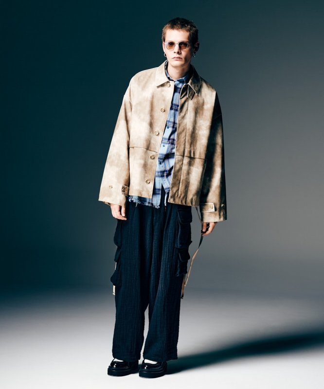 画像16: 【glamb 2026 Spring先行予約】glamb グラム / Oversize Synth Leather Blouson (2色展開) (16)