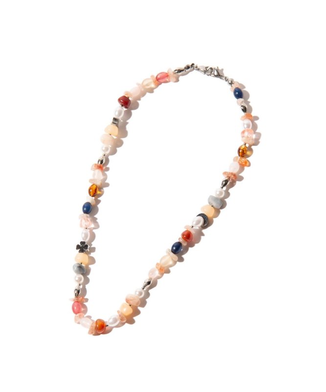 画像2: 【glamb 2026 Spring先行予約】glamb グラム / Multi Material Necklace (1色展開) (2)