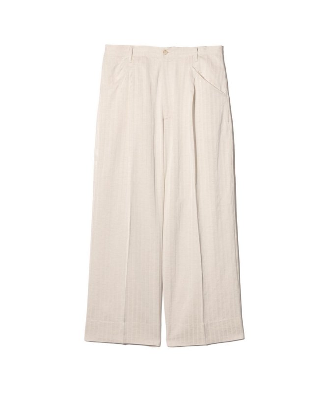 画像3: 【glamb 2026 Spring先行予約】glamb グラム / Stripe Jacquard Linen Pants (3色展開) (3)