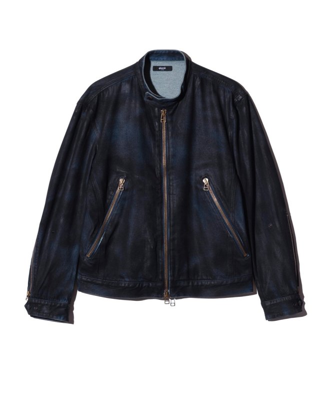 画像2: 【glamb 2026 Spring先行予約】glamb グラム / Denim Riders Jacket (2色展開) (2)