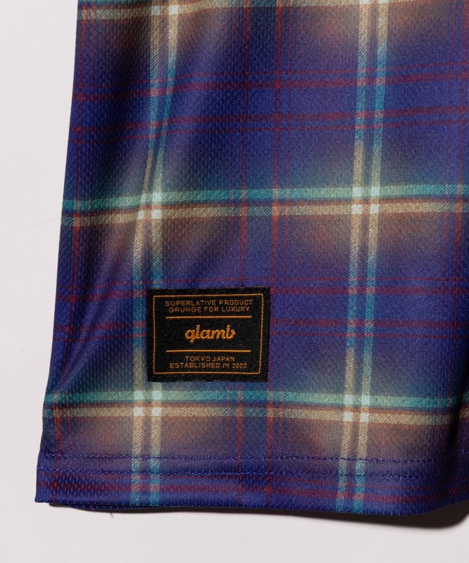 画像5: 【glamb 2026 Spring先行予約】glamb グラム / Tech Mesh Check Cutsew (2色展開) (5)