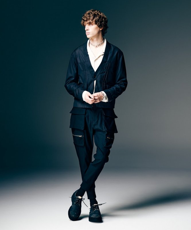 画像14: 【glamb 2026 Spring先行予約】glamb グラム / Kimono Based Jacket Set Up (2色展開) (14)