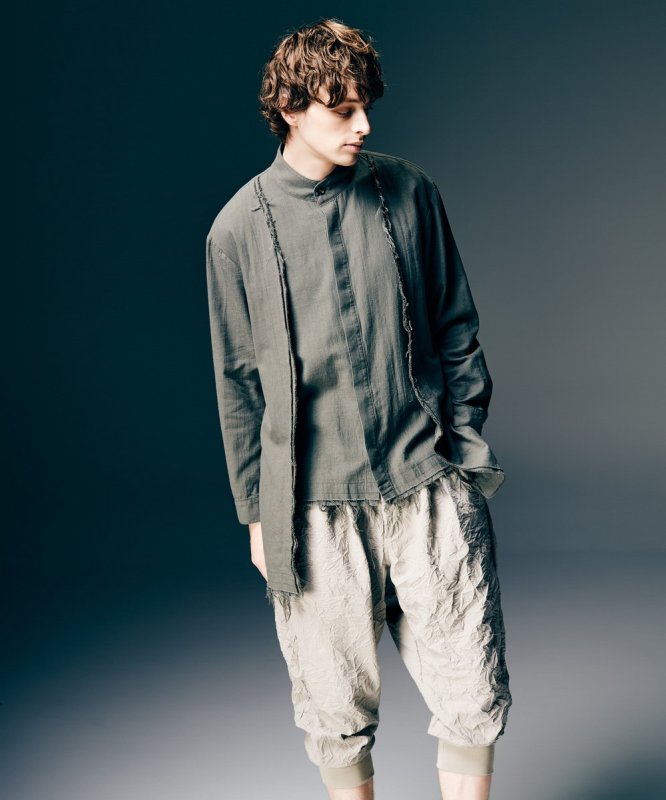 画像12: 【glamb 2026 Spring先行予約】glamb グラム / Layered Cardigan Shirt (2色展開) (12)