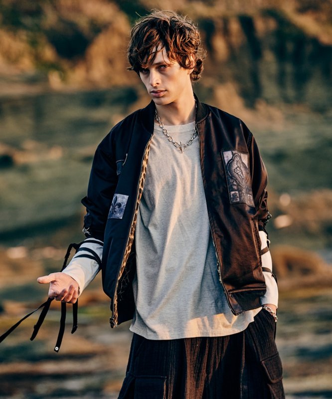 画像40: 【glamb 2026 Spring先行予約】glamb グラム / Blow Reversible Bomber Jacket (3色展開) (40)