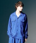 画像12: 【glamb 2026 Spring先行予約】glamb グラム / Stripe Jacquard Linen Shirt (3色展開) (12)