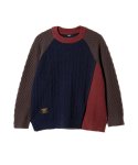 画像2: 【glamb 2026 Spring先行予約】glamb グラム / Asymmetry Cable Knit (2色展開) (2)