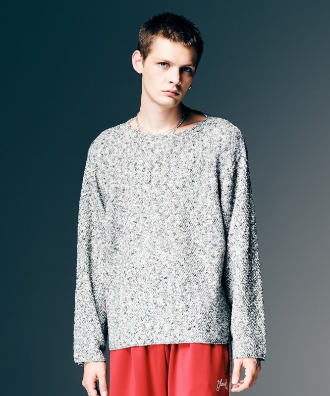 画像9: 【glamb 2026 Spring先行予約】glamb グラム / Mid Century Border Knit (2色展開) (9)