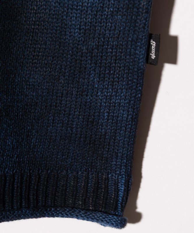 画像8: 【glamb 2026 Spring先行予約】glamb グラム / Paraffin Coated Knit Blouson (2色展開) (8)