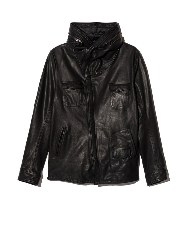 画像3: 【glamb 2026 Spring先行予約】glamb グラム / Carol Rosso Riders Jacket (2色展開) (3)