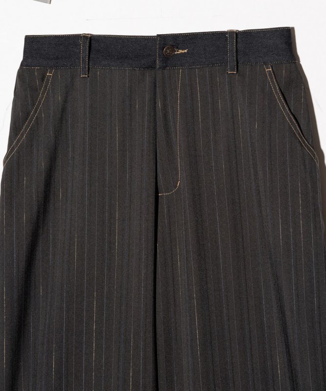 画像4: 【glamb 2026 Spring先行予約】glamb グラム / Denim Combination Slacks (2色展開) (4)