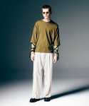 画像17: 【glamb 2026 Spring先行予約】glamb グラム / Stripe Jacquard Linen Pants (3色展開) (17)