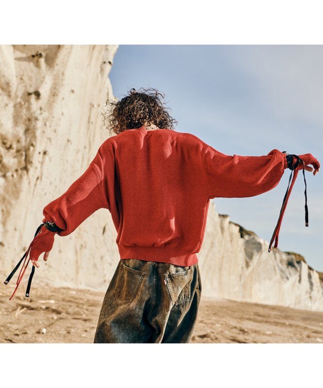 画像23: 【glamb 2026 Spring先行予約】glamb グラム / Blow Creed Knit (3色展開) (23)