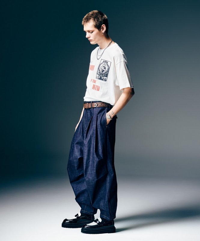 画像21: 【glamb 2026 Spring先行予約】glamb グラム / Crossover Tuck Pants (2色展開) (21)