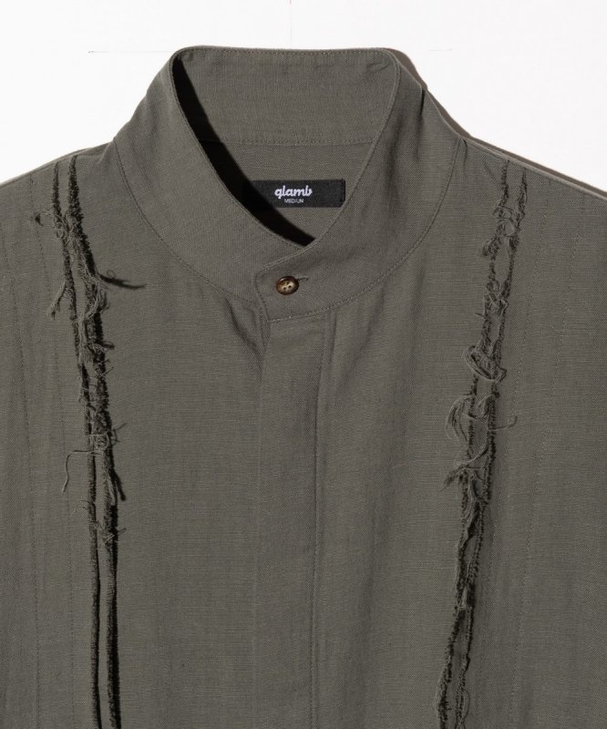 画像4: 【glamb 2026 Spring先行予約】glamb グラム / Layered Cardigan Shirt (2色展開) (4)