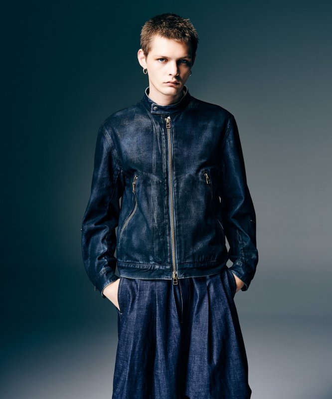 画像15: 【glamb 2026 Spring先行予約】glamb グラム / Denim Riders Jacket (2色展開) (15)