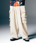画像8: 【glamb 2026 Spring先行予約】glamb グラム / Linen Cargo Pants (2色展開) (8)