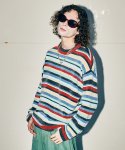 画像6: 【glamb 2026 Spring先行予約】glamb グラム / Mid Century Border Knit (1色展開) (6)