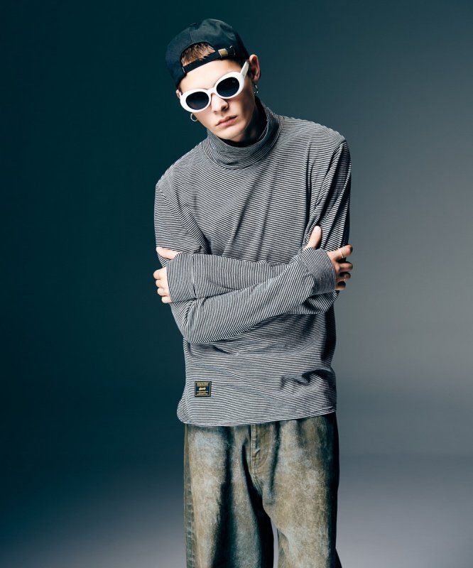 画像12: 【glamb 2026 Spring先行予約】glamb グラム / Deformed Turtleneck Cutsew (3色展開) (12)