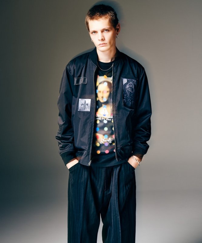 画像24: 【glamb 2026 Spring先行予約】glamb グラム / Blow Reversible Bomber Jacket (3色展開) (24)