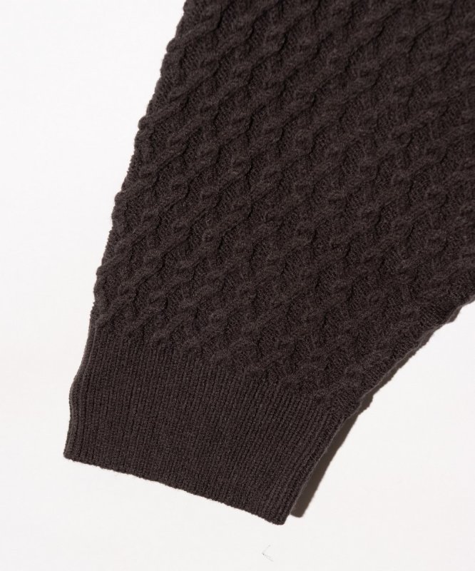 画像6: 【glamb 2026 Spring先行予約】glamb グラム / Asymmetry Cable Knit (2色展開) (6)