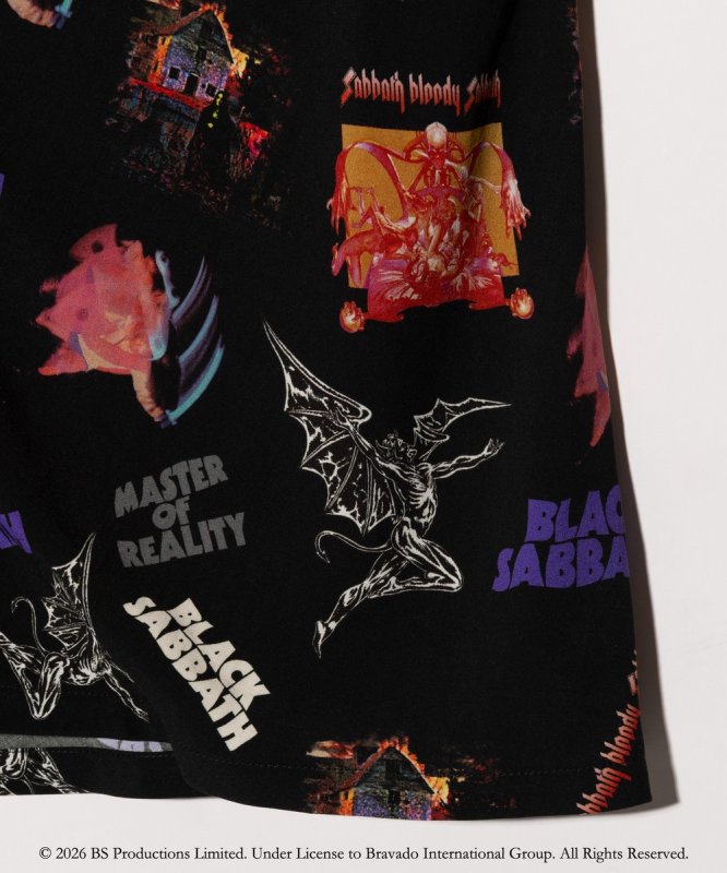 画像5: 【glamb 2026 Spring先行予約】glamb グラム / Black Sabbath Open Collar Shirt (1色展開) (5)