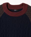 画像4: 【glamb 2026 Spring先行予約】glamb グラム / Asymmetry Cable Knit (2色展開) (4)