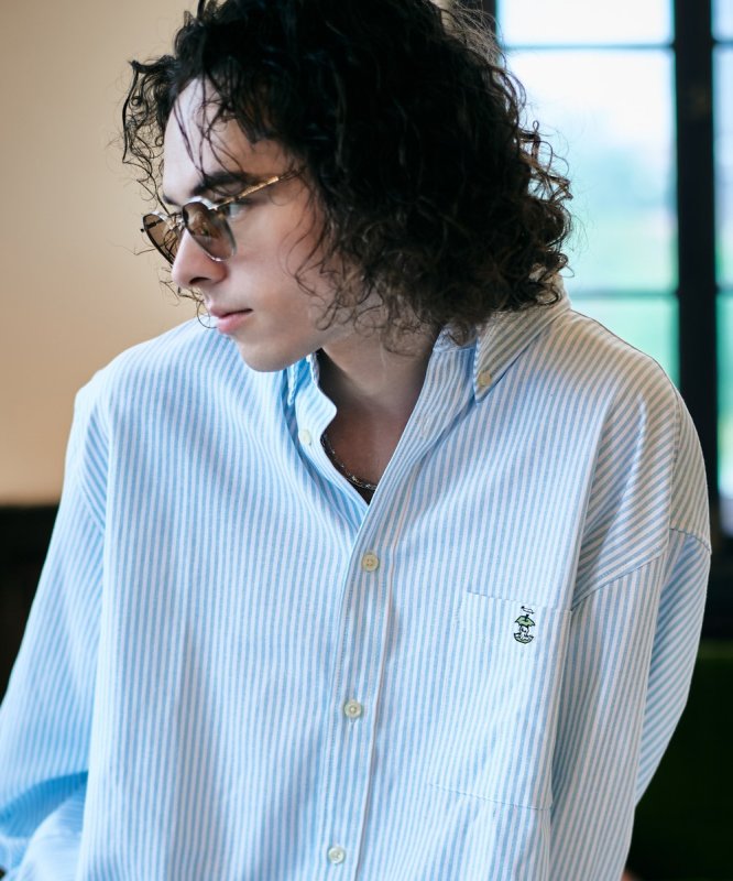 画像23: 【glamb 2026 Spring先行予約】glamb グラム / Forbidden Apple Oxford Shirt (3色展開) (23)