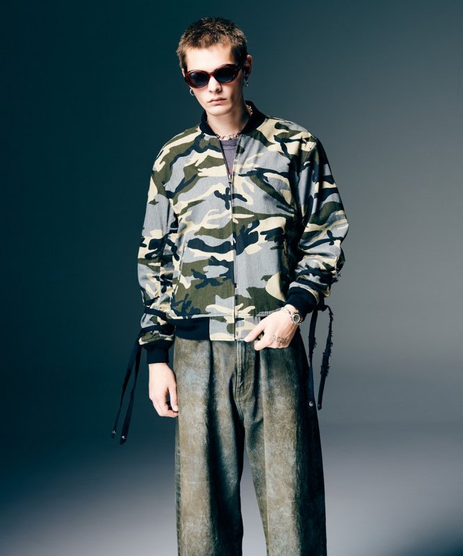 画像32: 【glamb 2026 Spring先行予約】glamb グラム / Blow Reversible Bomber Jacket (3色展開) (32)