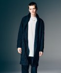 画像12: 【glamb 2026 Spring先行予約】glamb グラム / Crinkle Shawl Collar Coat (2色展開) (12)
