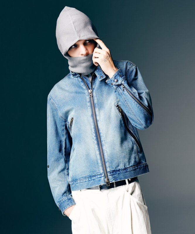 画像10: 【glamb 2026 Spring先行予約】glamb グラム / Knit Hoodie Snood (2色展開) (10)