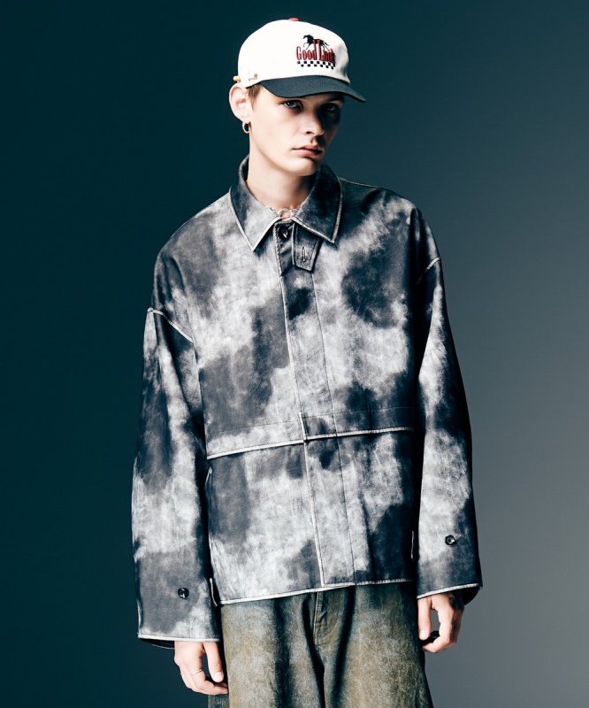 画像19: 【glamb 2026 Spring先行予約】glamb グラム / Oversize Synth Leather Blouson (2色展開) (19)