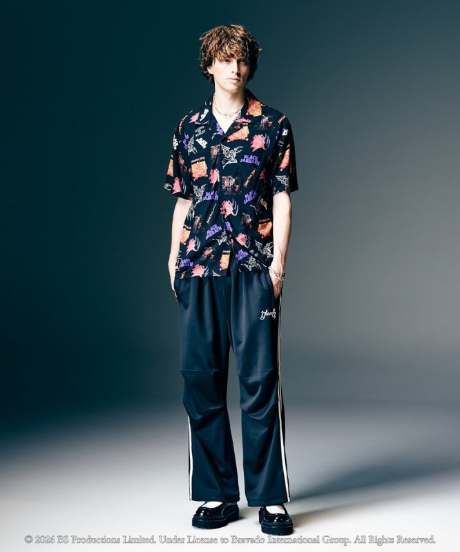 画像14: 【glamb 2026 Spring先行予約】glamb グラム / Black Sabbath Open Collar Shirt (1色展開) (14)