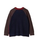 画像3: 【glamb 2026 Spring先行予約】glamb グラム / Asymmetry Cable Knit (2色展開) (3)