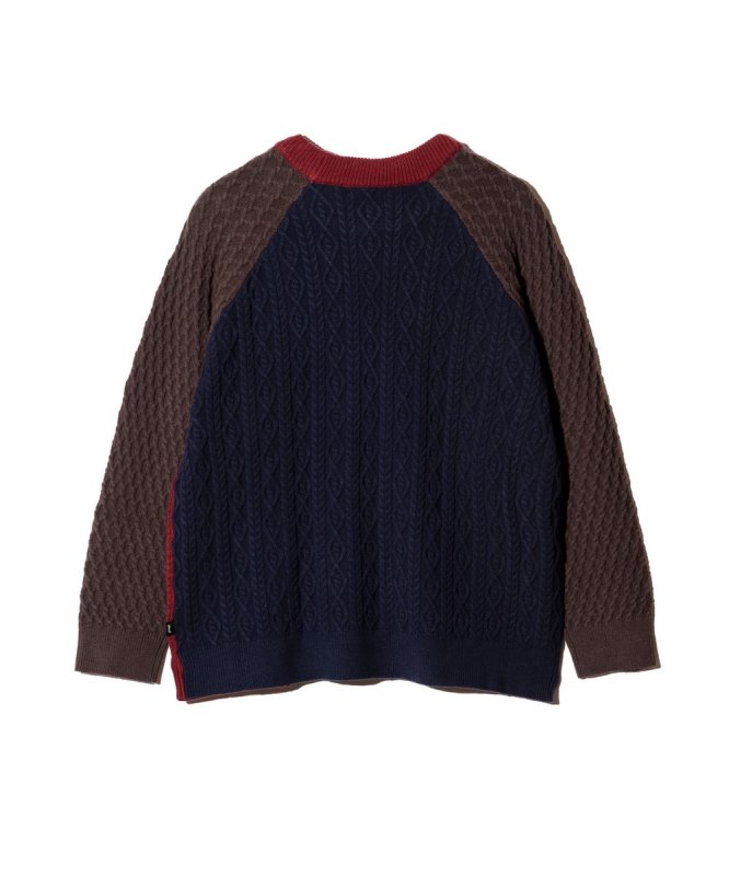 画像3: 【glamb 2026 Spring先行予約】glamb グラム / Asymmetry Cable Knit (2色展開) (3)