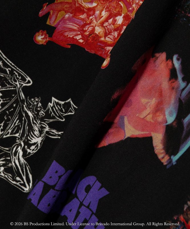 画像7: 【glamb 2026 Spring先行予約】glamb グラム / Black Sabbath Open Collar Shirt (1色展開) (7)