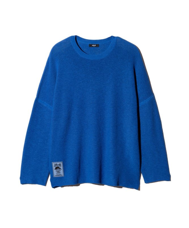 画像2: 【glamb 2026 Spring先行予約】glamb グラム / Rubber Tag Knit (4色展開) (2)