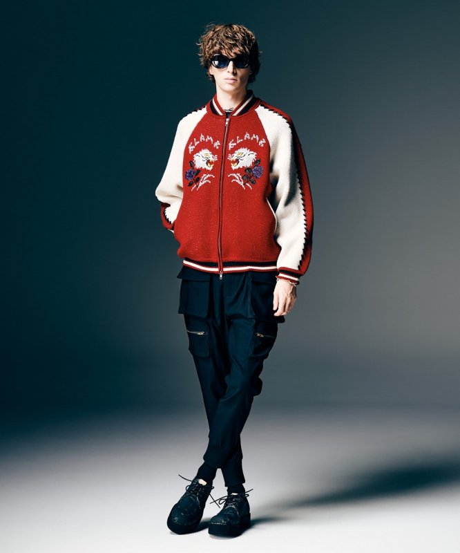 画像23: 【glamb 2026 Spring先行予約】glamb グラム / White Tiger Knit Ska Jumper (3色展開) (23)