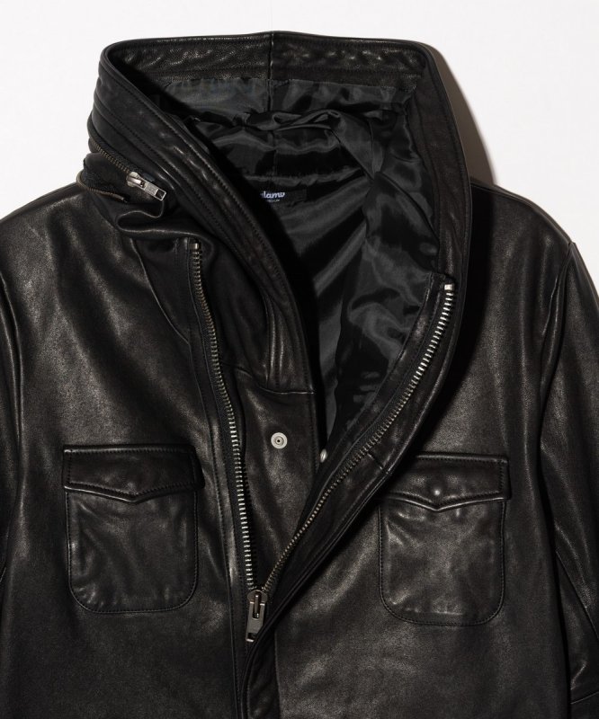 画像7: 【glamb 2026 Spring先行予約】glamb グラム / Carol Rosso Riders Jacket (2色展開) (7)