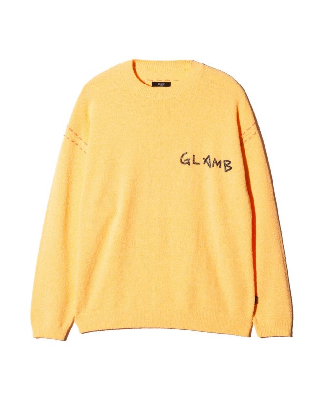 画像3: 【glamb 2026 Spring先行予約】glamb グラム / Hand Beaded Logo Knit (3色展開) (3)
