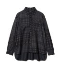 画像2: 【glamb 2026 Spring先行予約】glamb グラム / Patchwork Print Shirt (2色展開) (2)